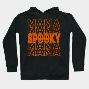 Halloween Spooky Typography Orange Mama Hoodie